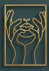 Metal Wall Decoration Art Body Line