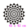 Geometric illusion lotus art wall sticker