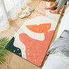 Rectangular Rug In Front Of Bed In Home Room