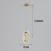 Light Luxury Postmodern Extremely Simple Head Small Chandelier